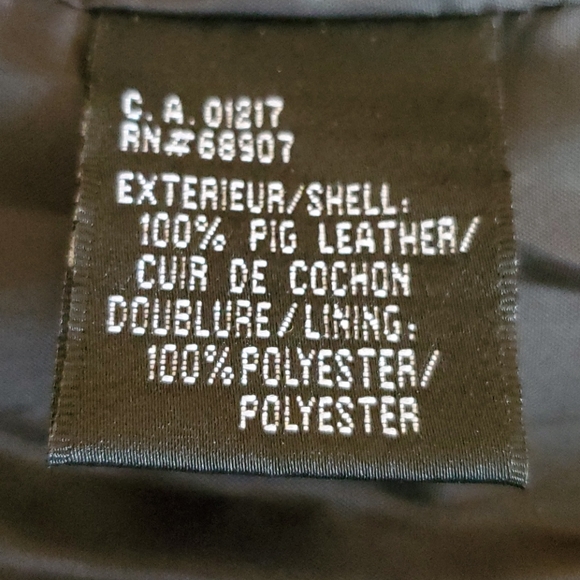 Black Leather Motto Jacket - Picture 5 of 5